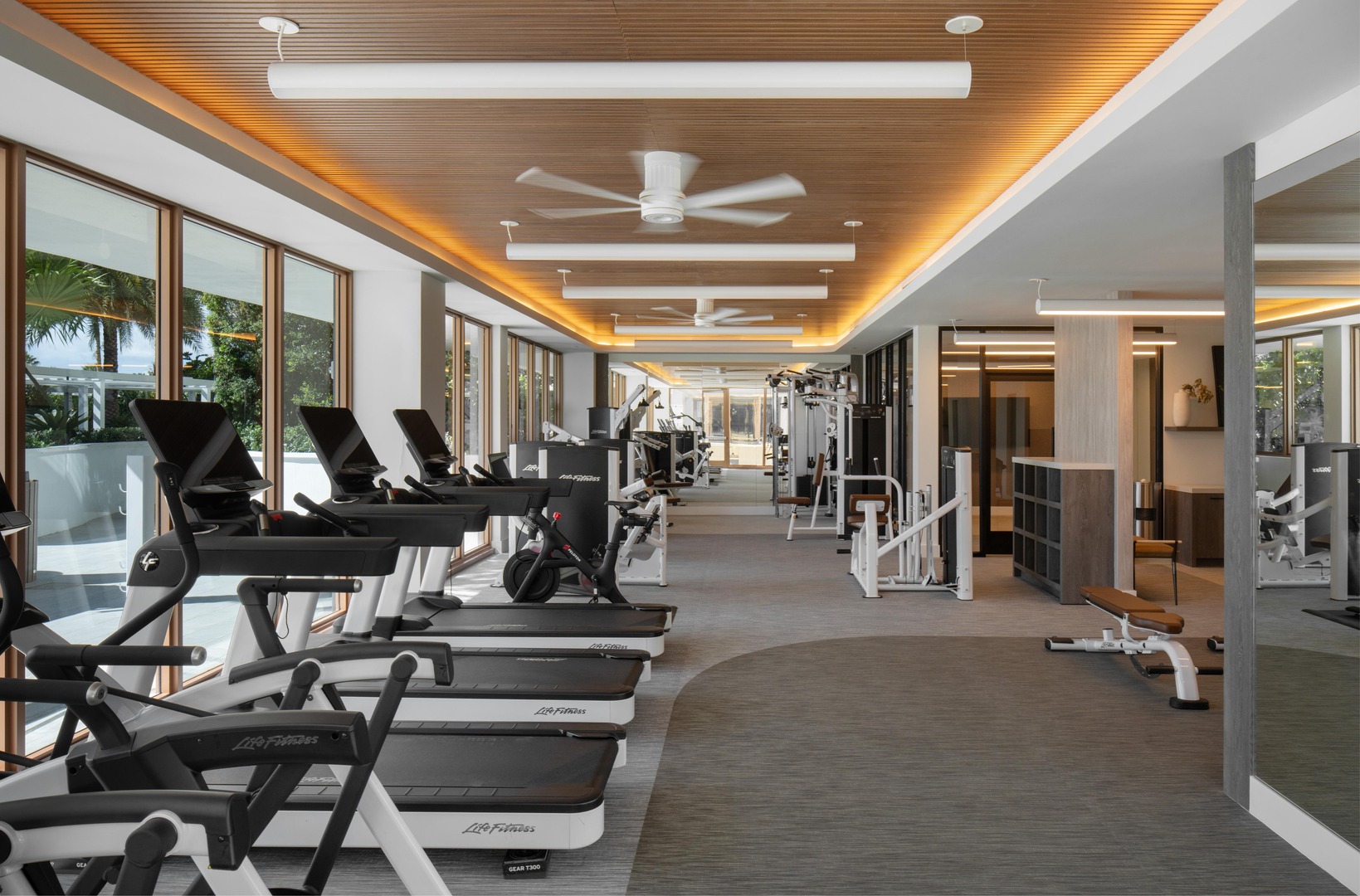 Avara fitness center with state of the art equipment